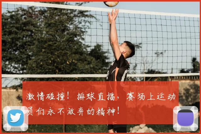 激情碰撞!排球直播,赛场上运动员们永不放弃的精神!